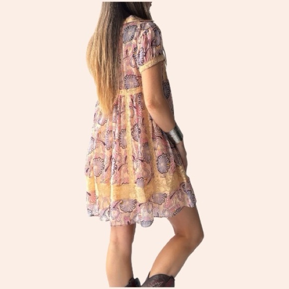 Free People x Anna Sui Rosie Babydoll Dress - Picture 3 of 9